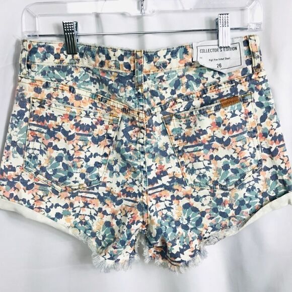 NWT Joe’s Mosaic Distressed Hi Rise Jeans Short 26 - Picture 4 of 8